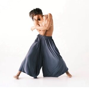 Meg Shop Movement Haven Pant Wide Leg Knit Stretch Slinky Material XS Dance